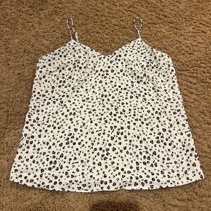 Nine West animal print cami XS
